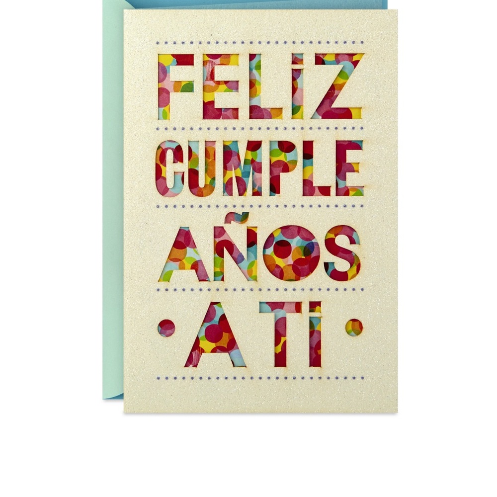 Hallmark Vida Spanish Birthday Card, Tarjeta de Cumpleaños Española